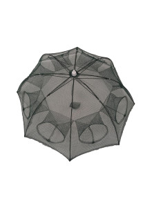 Vēžu murds ar 8 ieejām 95cm x 35cm salokāms vēžu ķeršanai