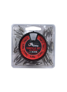 Švinukų rinkinys Fil Fishing su kembriku 1-2,5g
            