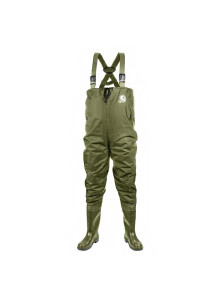 Lemigo 997 PVC Chest Waders for Fishing Waterproof Nylon 210D Anti-Slip Sole