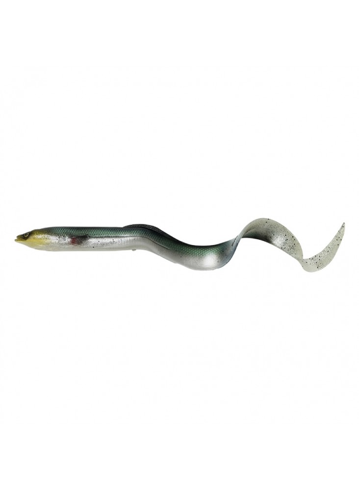 Spining bait Savage Gear LB Real Eel  Fishing tackle EN SG colours Green  Silver