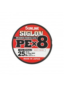 Braided roller Sunline Siglon PEx8 Multicolor 150m