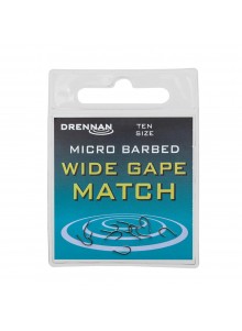 Hooks Drennan Micro Barbed Wide Gape Match
            