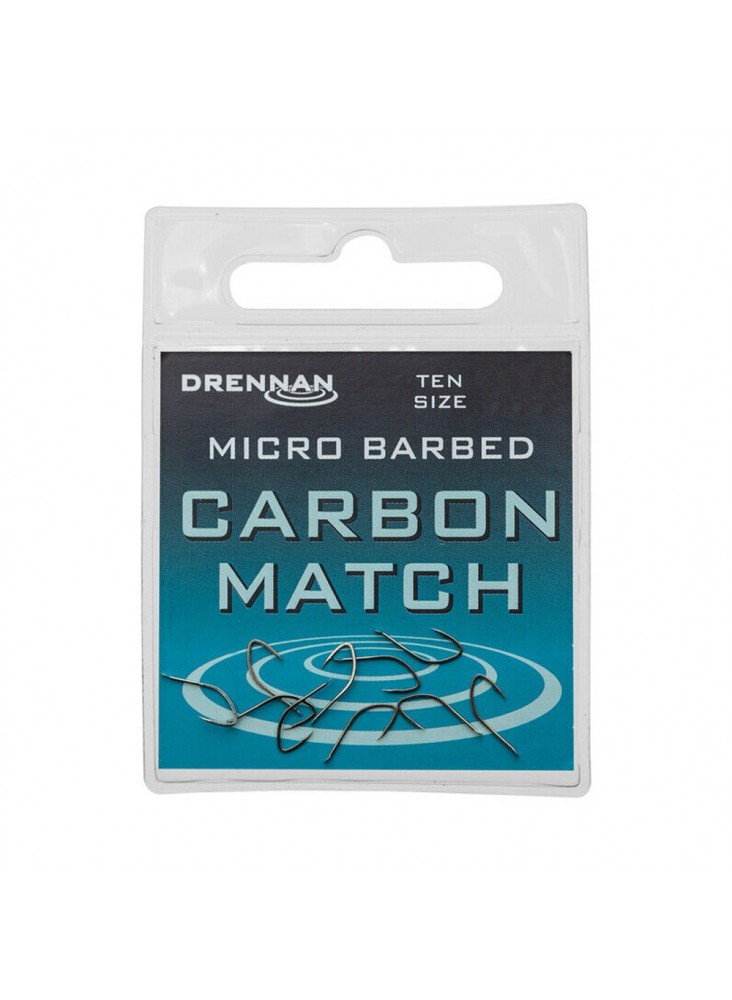 Kabliukai Drennan Micro Barbed Carbon Match