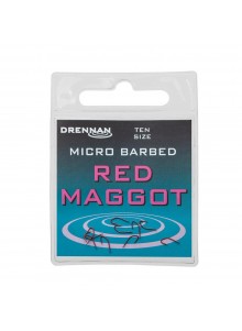 Kabliukai Drennan Micro Barbed Red Maggot
