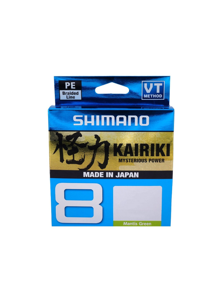 Pīta aukla Shimano Kairiki x8 Mantis Green 300m