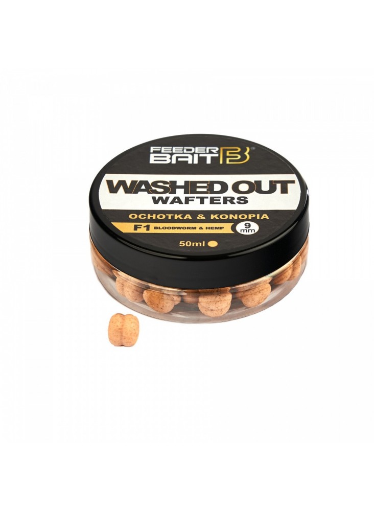 Feeder Bait Washout Wafter 9mm - Bloodworm Hemp