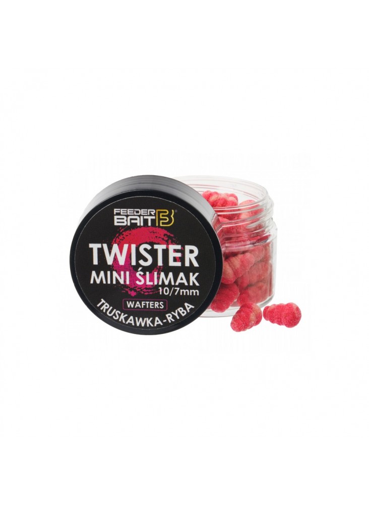 Feeder Bait Twister Wafters 10/9mm - Strawberry Fish