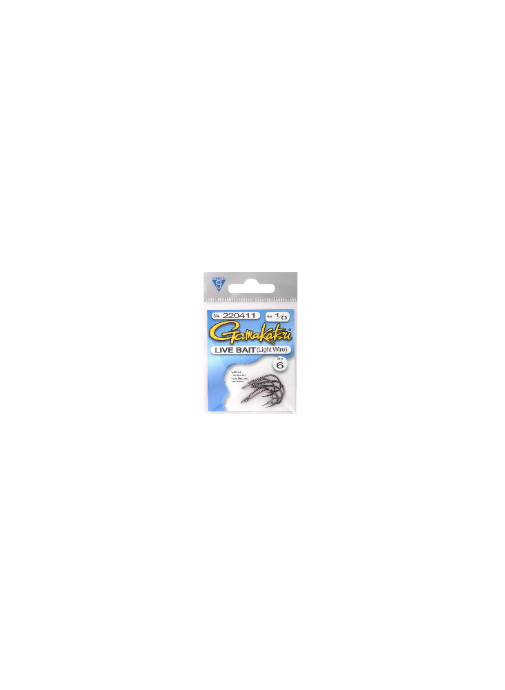 Крючки Gamakatsu Live Bait Light Wire Hook