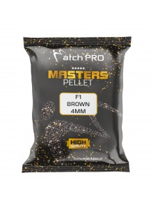 Peletės Match Pro Masters 4mm 700g - F1 Brown