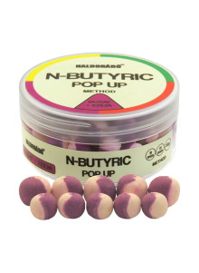 Boiliai Haldorado N-Butyric Pop Up Method 9/11mm - N-Butyric & Plum
            