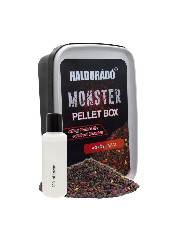 Peletės Haldorádó Monster Pellet Box 400g - Red Salmon
