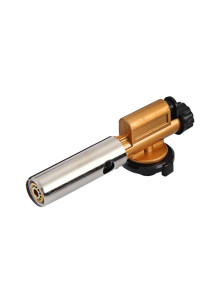 Gas burner on a gas cylinder
            