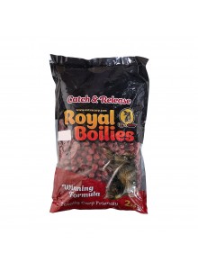 Boiliai Extra Carp Royal Boilies 16mm - Strawberry Fish