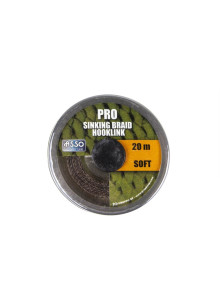 Asso Pro Sinking Hooklink Soft 20м тонущий плетёный поводковый материал