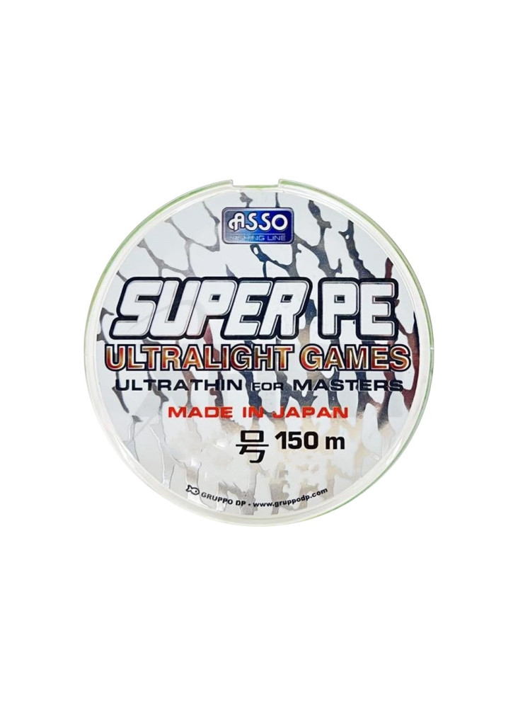 Pintas valas Asso Super Ultra Light Games PE 4X 150m