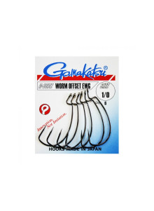 Gamakatsu Worm Offset EWG крючки офсетные для мягких приманок