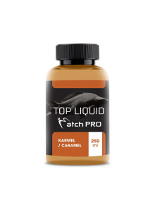 Match Pro Top Liquid 250ml Caramel Liquid Bait Additive for Groundbait & Pellets