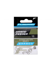 Flagman Grand Feeder Skimmer & Zope Series 4 Barbed Hooks Bream Fishing