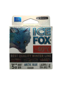 ZR Ice Fox ziemas aukla 50m monofilaments caurspīdīga -40°C 0,10-0,18mm