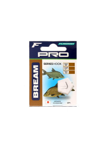 Flagman Pro Bream Hook — piesieti āķi plaudim, 90 cm pavadiņa, 7 gab.
