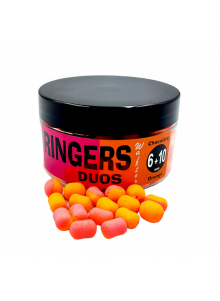 Ringers Шоколадно-оранжево-розовые дуэты 6 и 10 мм