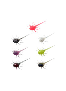 13Fishing Coconut Crab 3.2cm Soft Lure Creature Bait 6pcs for Perch Trout