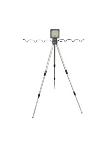 Teleskopisks trijkājis ar LED 48W lukturi, 9 diodes, augstums 50-110cm