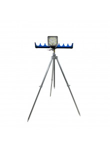Tripod stand with LED luminaire