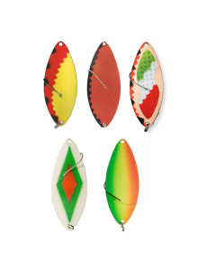 Kuusamo Lappi Loiste 12g Ice Fishing Glitter Spoon 7cm Halibut Lure Finland