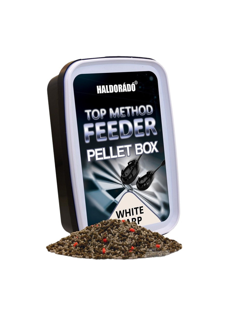 Peletės Haldorado Top Method Feeder Pellet Box 400g - White Carp