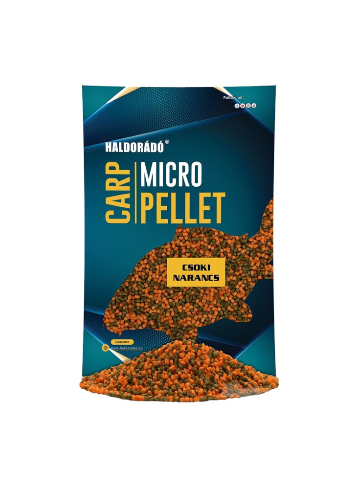 Peletės Haldorado Carp Micro Pellet 2,5mm 600g - Chocolate Orange