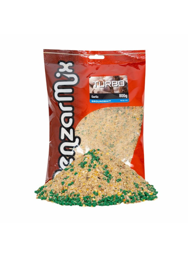 Bait Benzar Mix Turbo Groundbait 800g - Ķiploki