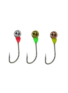 Oat Hook No. 8 for Vimba Fishing with Fluorescent Dot – Red, Green, Yellow