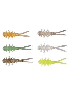 Jackall Amiami Micro 1" Soft Lure 2.5cm 10pc Perch Zander Trout Fishing Bait