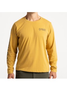 Adventer & Fishing T-krekls ar garām piedurknēm Sand
            