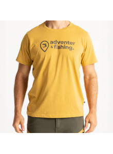 Adventer & Fishing Short T-Shirt Sand Cotton Angling Tee S-XXL