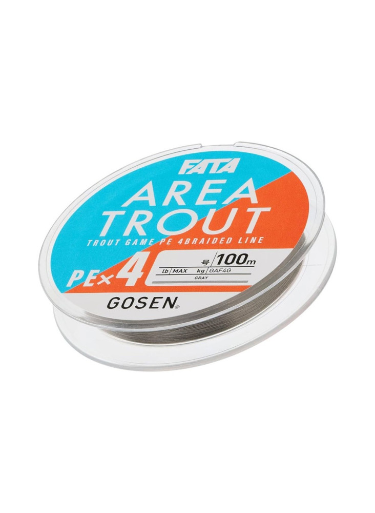 Pīta aukla Gosen Fata Area Trout PEx4 100m