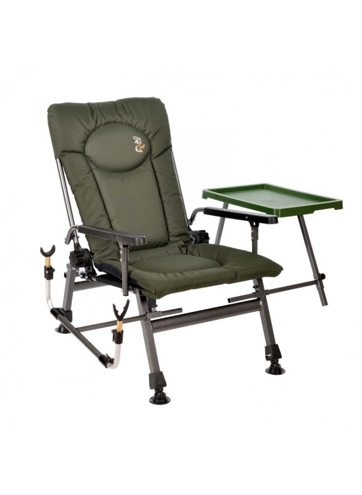 Chair with table and rod holder Elektrostatyk Carp F5R STP