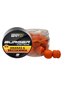 Feeder Bait Burger Wafters 9mm Pineapple & Peach Carp Method Feeder Bait