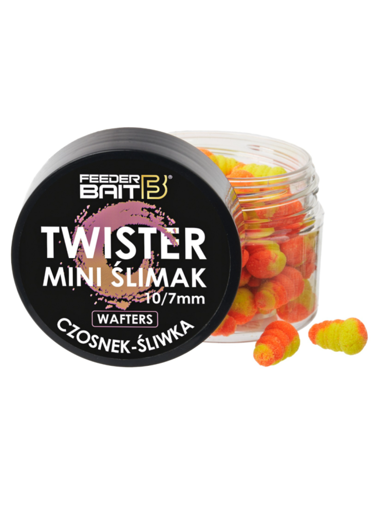 Bišu piedeva Twister Wafters 10/7 mm - ķiploki un plūmes