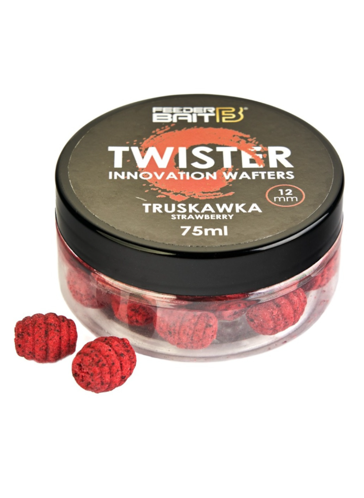 Feeder Bait Twister 12 mm - zemeņu ēsma