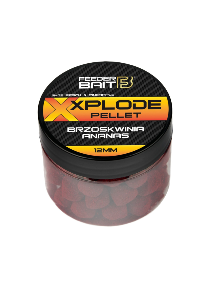 Feeder Bait Xplode Pellet 12mm - Peach & Pineapple