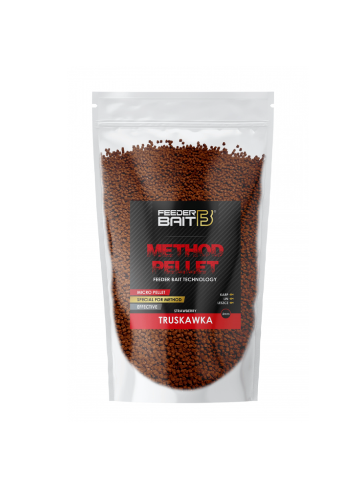 Pellets Feeder Bait Method Pellet 800g - Strawberry