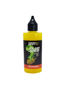 Šķidrā ēsmas piedeva Feeder Bait Fluo Juice 100ml - zemeņu sula
            