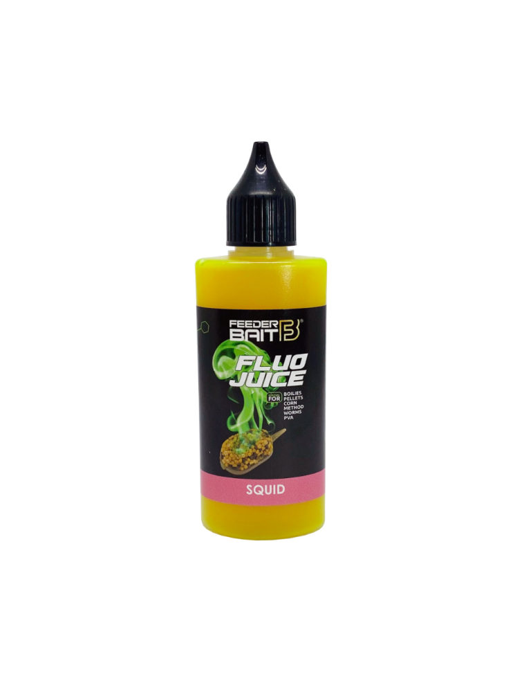 Šķidrā ēsmas piedeva Feeder Bait Fluo Juice 100ml - Squid