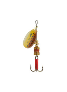 Mepps Aglia Brown Spinner Lure 4.5g 9g 13g VMC Treble Hook Pike Perch