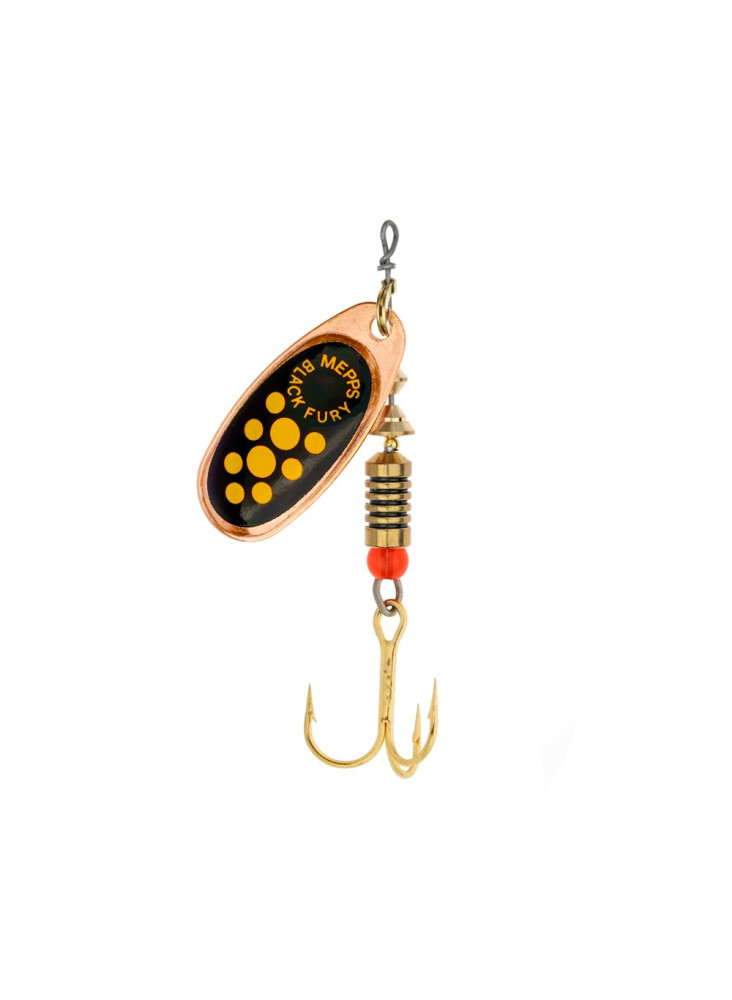 Sukriukė Mepps Black Fury Copper Yellow