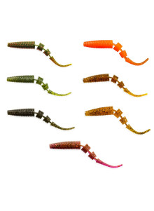 Crazy Fish Polaris 3" Soft Lure Finesse Worm Bait for Pike Perch Zander Jigging