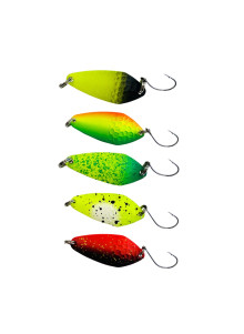 Pro FL Trout-In-Action Spoon 2g curved trout spoon 3cm ultralight