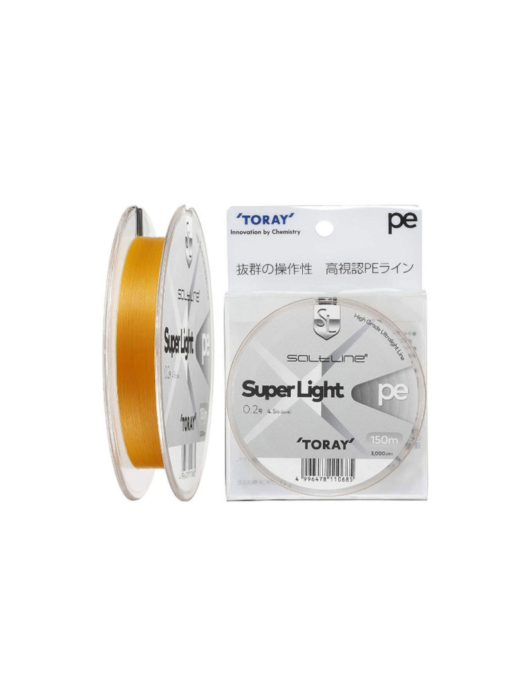 Braided line TORAY Saltline Super Light PEx4 150m